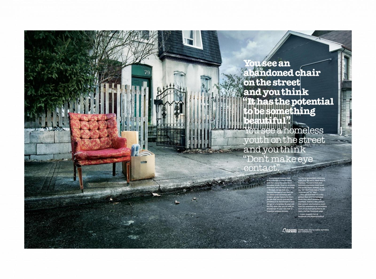 homeless_charity_chair Just Creative Ads