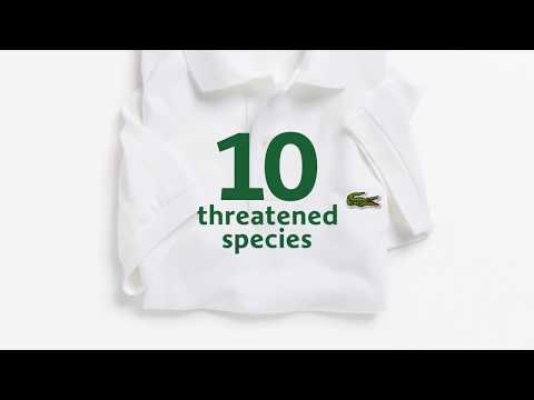 lacoste swaps famous crocodile logo for ten endangered species