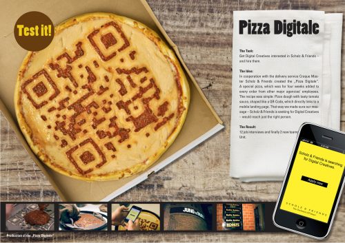 Scholz & Friends Hamburg Recruiting: Pizza Digitale 