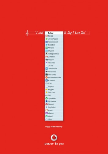 Vodafone: Happy Valentine’s Day