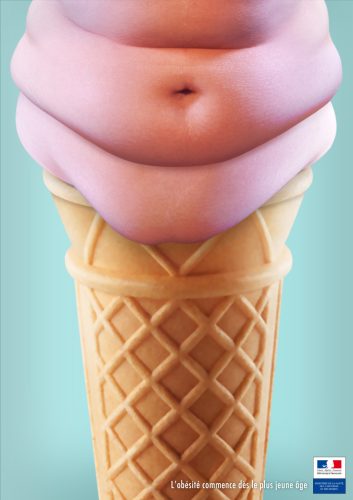 French Ministry of Health Childhood Obesity Awareness: Ice Cream