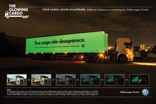 Volksnet / Volkswagen Trucks Tracking System: The Glowing Cargo