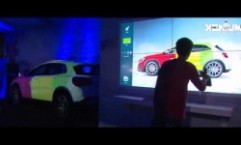 Mercedes Benz: Virtual Graffiti with Real Time Projection